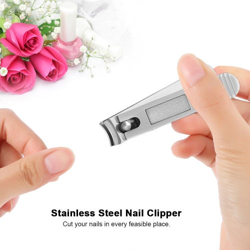 

Nail Clipper Stainless Steel Nail Trimmer Toenail Fingernail Cutter for Thick Fine Nails