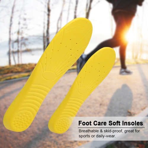 

Soft Insoles Professional Cushion Foot Care Shoe Inserts Pad Shoe Gel Cool Deodorant Orthotic Silicone Insoles