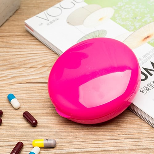 

Travel 7 Compartment Pill Box Medicine Tablet Holder Organizer Dispenser Case Storage Handheld Jewelry Accessories