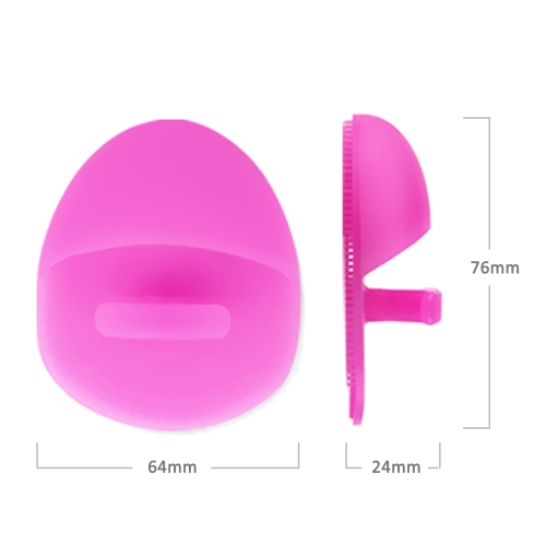 

1pc Silicone Gel Facial Cleansing Pad Nose Blackhead Remover Brush Pore Cleaner