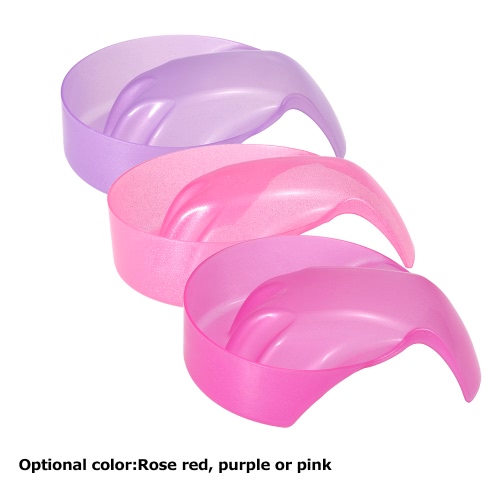 

1pc Nail Art Bowl Hand Soak Off Nail Removal Tray Nail Soaker Nail Art Tips Wash Salon Manicure Tool Rose Red