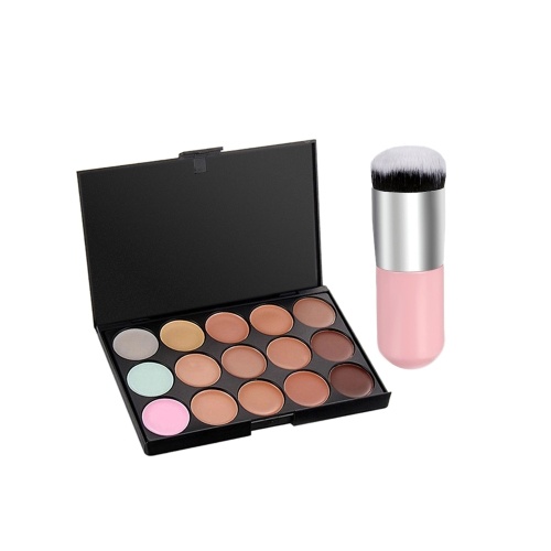 

15 Colors Concealer Palette with Makeup Brush