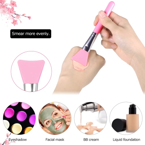 

7Pcs Silicone Makeup Brush Kit Facial Mask Brush Foundation Eyeshadow Eyebrow Brush Cosmetic Tool 化妆刷