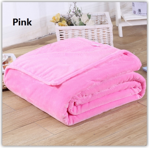 New Soft Warm Solid Micro Coperta in pile con peluche Coperta per divano marrone 50cm * 70cm