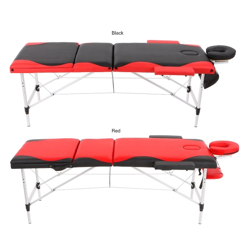 

Abody 3 Fold Портативный Массаж Настольный 84''L SPA для лица B & Therapy массажная кровать смешанный цвет татуировки Салон красоты Устройство Красный