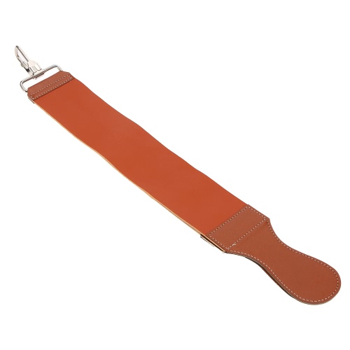 

Pro Barber Men's Shaving Leather Strap Strop Belt Barber Straight Razor Strop Cowhide Sharpening Shaving Strap Black
