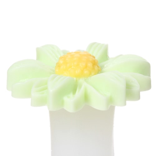 

8pcs New Silicone Toe Separators Foot Toe Spacers for Home and Salon Daisy Flower Pedicures DIY Nail Art Tools White