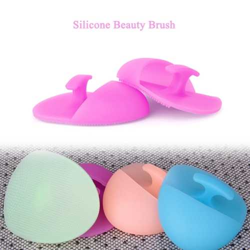 

1pc Silicone Gel Facial Cleansing Pad Nose Blackhead Remover Brush Pore Cleaner