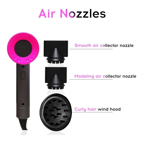 

Unfolded Hair Dryer Airflow Focusing Quick Moulding Wind Adjustment Negative Ion Hair Care