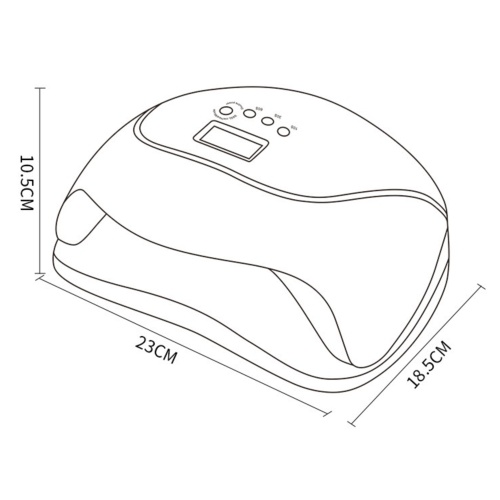 

120W UV Nail Lamp LCD Display Time Settable Quick Drying for Nails Toes DIY Mainicure Tools Set