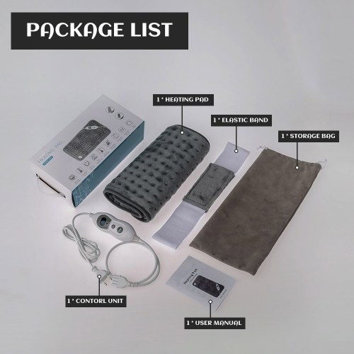 

Electric Heating Pad Extra Large Size Moist Dry Therapy