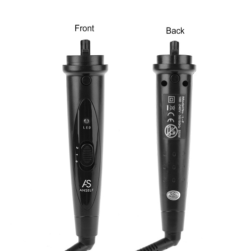 

Second Hand Anself Professional Hair Curler Roller 5 in 1 Functions Cylindrical 5 Curling Irons Wand Set Perm Hair Curling Instrument Black EU Plug