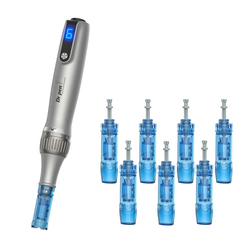 Bestauty Elektrischer Derma-Stift-Hautpflege-Tool Mesotherapie Auto Mikro Derma-Therapie mit Patronen