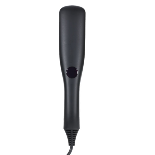 

Professional Safe Digital Electric Hair Straightener Brush Comb Detangling Straightening Irons Anti-scald PTC Ceramic Heater