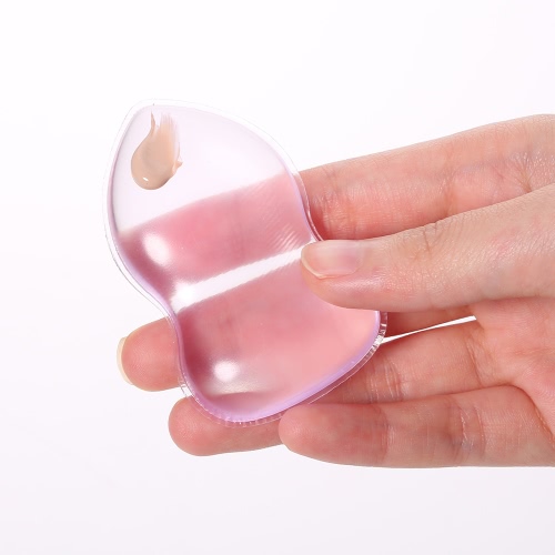 

Silicone Blender Makeup Cosmetic Powder Puff For Liquid Foundation BB Cream Concealer Puffs Girl's Puff Make Up Beauty Tools Trans