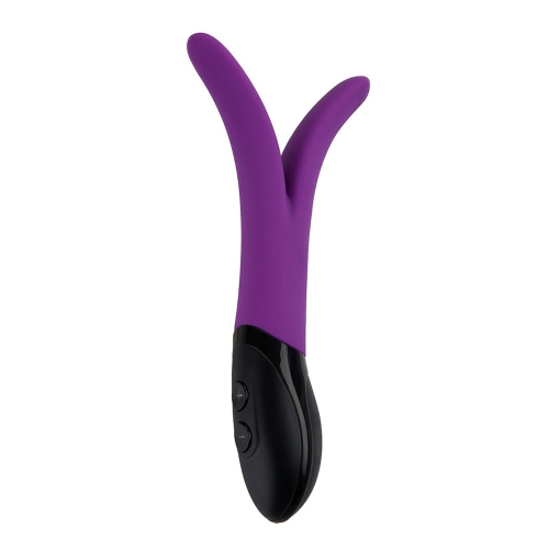 Vibrador de Conejo a prueba de agua Massager Multispeed Toy Silicone Dual Motors Vibradores para Mujeres Hombres Productos de Sexo SD Adulto Suministros 9 Frecuencia de Carga Magnética Massager AV Mujer