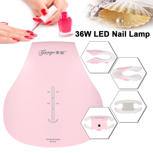 

36W LED Nail Lamp Nail Dryer Machine for UV Gel Nail Art Lamp for Fingernails Toenails Curing Manicure Tool EU Plug