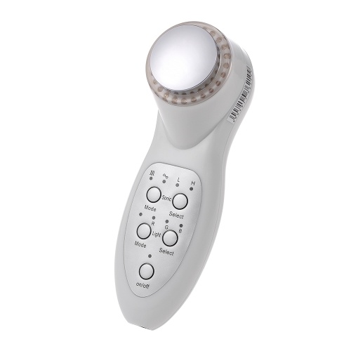 7 Colori Modalità RGB LED Light Ultrasuoni Strumento di bellezza Portatile Anti-Aging Skin per il viso Hot New Photon Rejuvenation