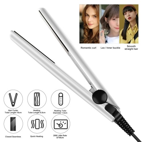 

Mini Straight/Curly Hair Dual Use Hair Curler Little Rate Of Work Energy Saving Portable Hair Curler