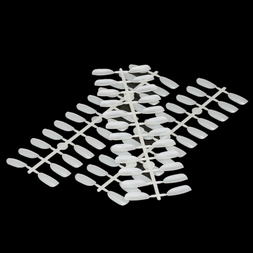 10 Pcs False Nail Art Tip Sticks Nail Art Practice Board Oval False Nail Tips Window Display Practice Board Beauty Practice Sticker