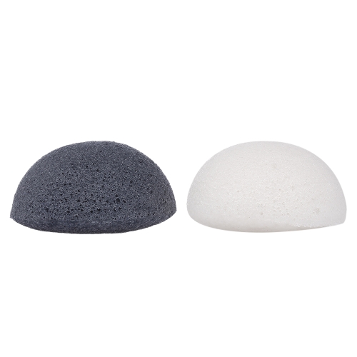 

2pcs / pack Очищающий уход для лица Konjac Sponge Face для мытья рук Натуральная отшелушивающая глубокая очистка пор