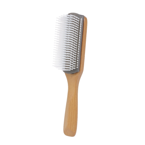 

Pro Scalp Массажная щетка для волос Антистатическая гребенка Деревянная мягкая ручка для расчесывания волос для волос