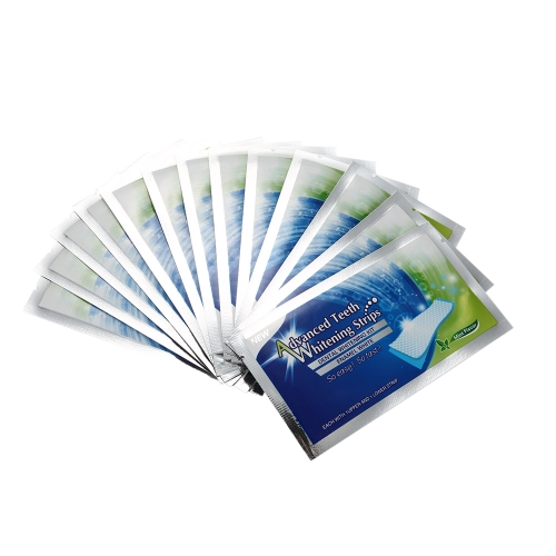 

14pcs/box Teeth Whitening Strips Double Elastic Gel Strips Teeth Dental Whitening Dental Tools Teeth Strips Whitening Product