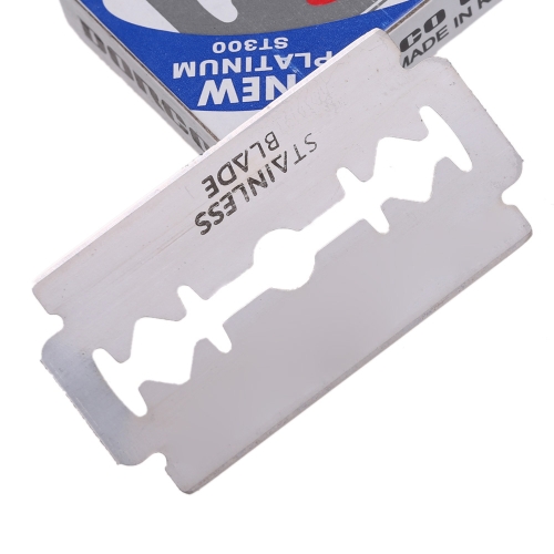 

100Pcs Hair Cutting Shaving Sharper Thinning Razor Double Edge Blades