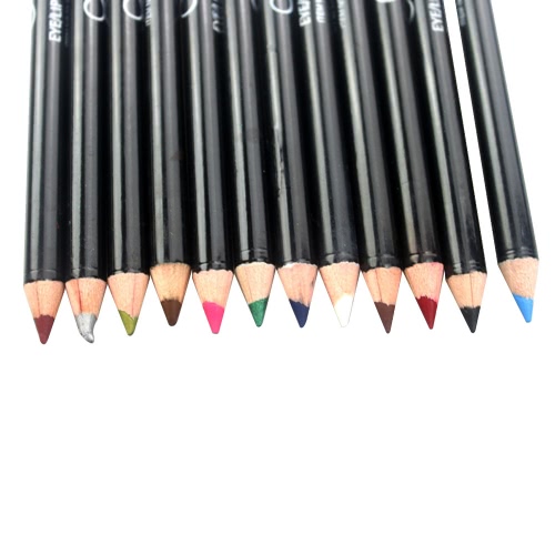 

12 Colors Cosmetics Make Up Eyeliner Pencil Waterproof Lip Pencil