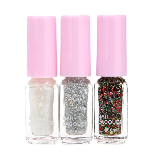 

Magic Three-color Gradient Nail Polish Set Environmental Health Candy Colors Nontoxic