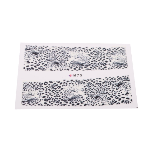 Tiger délicat Snakeskin coloré Sexy Leopard Pattern eau Stickers transfert autocollants sur ongles Nail Art ongles