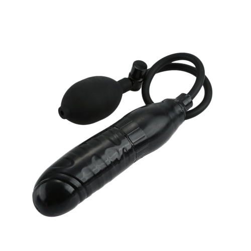 New Inflatable Dildo Pump Penis Cock Anal Sex Toy Butt Plug Blow Up + GETS Wider Sex Products for Women/Men