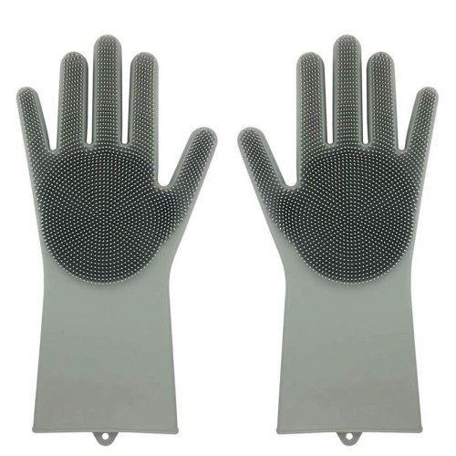 

1 Pair Dish Washing Gloves Silicone Eco-Friendly Scrubber