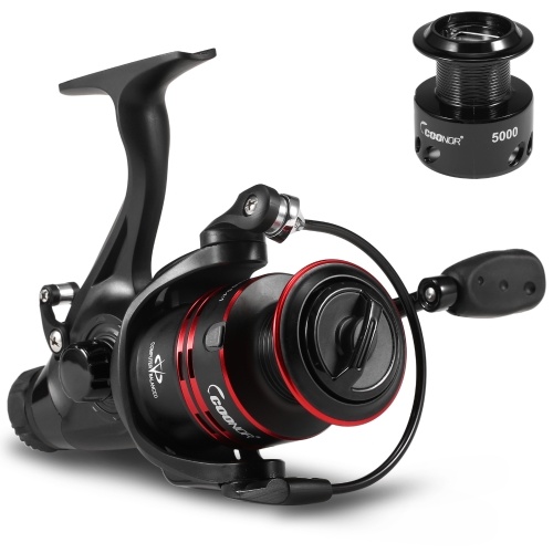 

9+1 BB Smooth Fishing Reels Lightweight Spinning Fishing Reel with Spare Plastic Spool Fishing Tackle