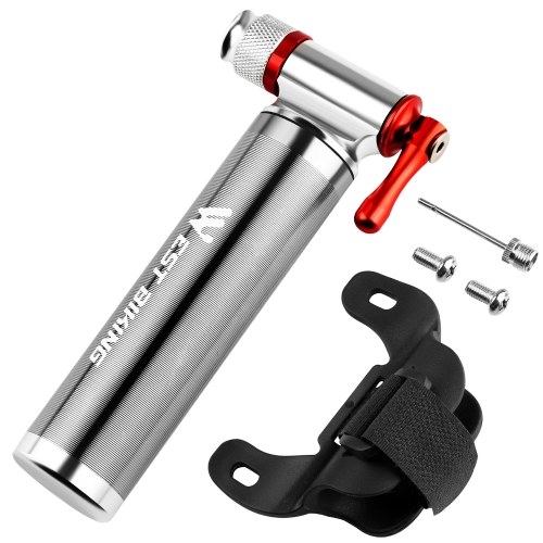 WEST BIKING Mini Bike Pump CO2 Inflator Bicycle Tire Pump