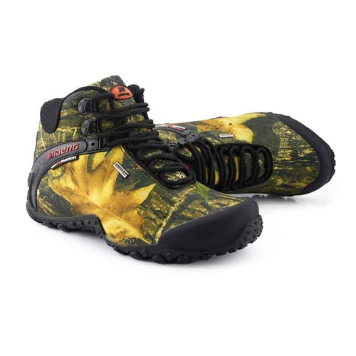 

Outdoor Camouflage High-top Shoes Professional Climbing Boots Men's Hiking Shoes Sport Sneaker Water-resistant Trekking Shoes