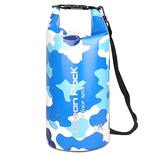 5L  Waterproof Dry Bag Roll Up Dry Compression Sack Large Capacity Bucket Bag For Camping Drifting Swimming