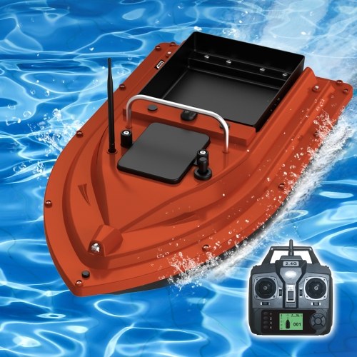 12000mAh GPS Fishing Bait Boat Wireless control Automatic Return Bait Boat 400-500M Remote Range 4.4lb Large Bait Container 16 Arbitrary Positioning Points 5 Levels Wave Resistant 
