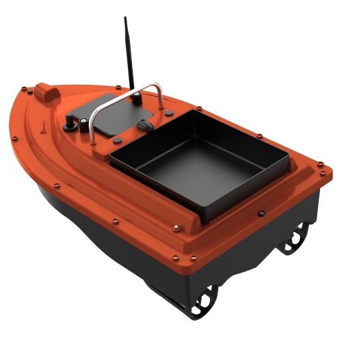12000mAh GPS Fishing Bait Boat Wireless control Automatic Return Bait Boat 400-500M Remote Range 4.4lb Large Bait Container 16 Arbitrary Positioning Points 5 Levels Wave Resistant 