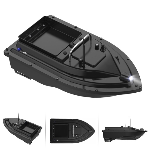 12000mAh GPS Fishing Bait Boat Wireless control Automatic Return Bait Boat 400-500M Remote Range 4.4lb Large Bait Container 16 Arbitrary Positioning Points 5 Levels Wave Resistant 