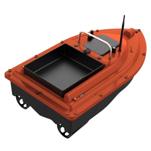 12000mAh GPS Fishing Bait Boat Wireless control Automatic Return Bait Boat 400-500M Remote Range 4.4lb Large Bait Container 16 Arbitrary Positioning Points 5 Levels Wave Resistant 