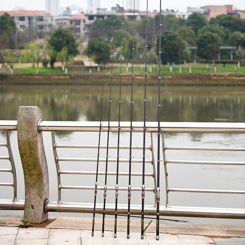 2 Piece Fishing Rod and Reel Combo Carbon Fiber Telescopic Fishing Rod with Spinning Reel Combo Carrier Bag Case Saltwater Freshwater Travel Fishing Lures Jig Hooks Full Kit 