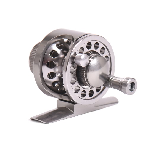 Fly Fishing Ice Fishing Reel 2 + 1 BB шариковый подшипник шестерни соотношении 1: 1 Fly Reel Right / Left Handed Алюминиевый сплав Катушки рыболовные снасти