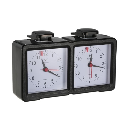 Electronic Quarz Analog Chess Clock for Chinese Chess International Chess I-GO Count Up Down Timer for Game Competition School