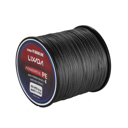 

Lixada 300M / 330Yds 4 Strands PE Braided Fishing Line Super Strong Multifilament Fishing Line Carp Fish Line Wires Rope Cord 6-60lb
