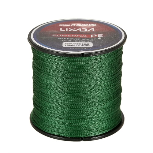 

Lixada 300M / 330Yds 4 Strands PE Плетеные рыболовные снасти Super Strong Multifilament Fishing Line Carp Fish Line Провода Канатный шнур 6-60lb