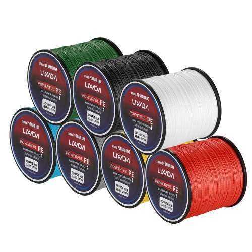 Lixada 300M / 330Yds 4 Strands PE Плетеные рыболовные снасти Super Strong Multifilament Fishing Line Carp Fish Line Провода Канатный шнур 6-60lb