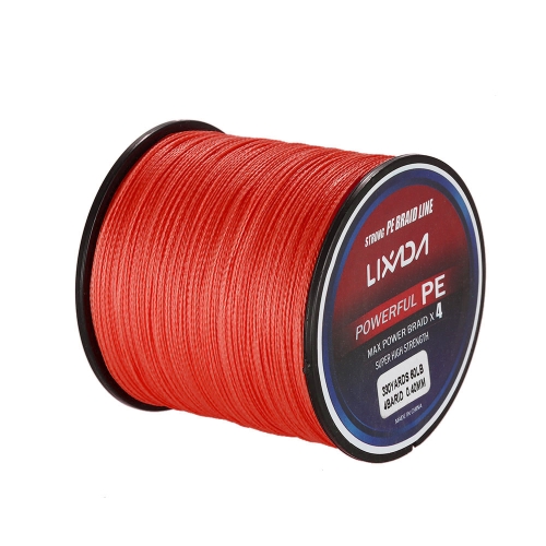 Lixada 300 M / 330Yds 4 brins PE tressé ligne de pêche Super Strong Multifilament ligne de pêche Carpe poissons ligne câbles corde 6-60lb