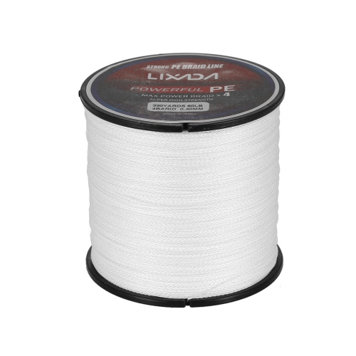 Lixada 300M / 330Yds 4 filamentos trenzado PE línea de pesca Súper fuerte multifilamento línea de pesca Carp Fish línea cables cuerda cable 6-60lb