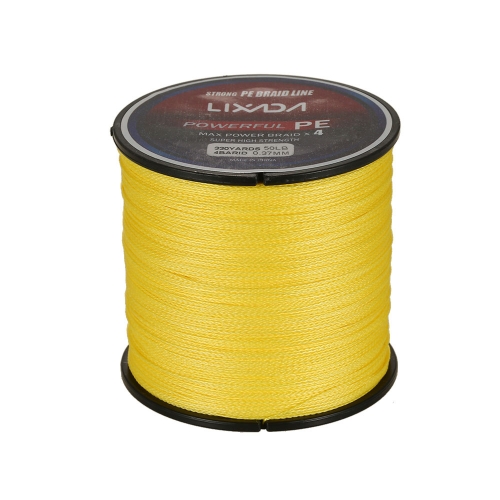 Lixada 300M / 330Yds 4 filamentos trenzado PE línea de pesca Súper fuerte multifilamento línea de pesca Carp Fish línea cables cuerda cable 6-60lb